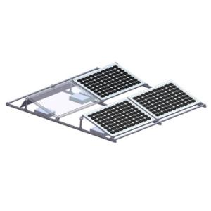 Systèmes en aluminium anodisés de support de ballast de panneau solaire de toit
