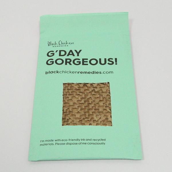 Biodegradable Honeycomb Paper Mailer 10x15cm Eco Friendly Paper Pouch Packaging