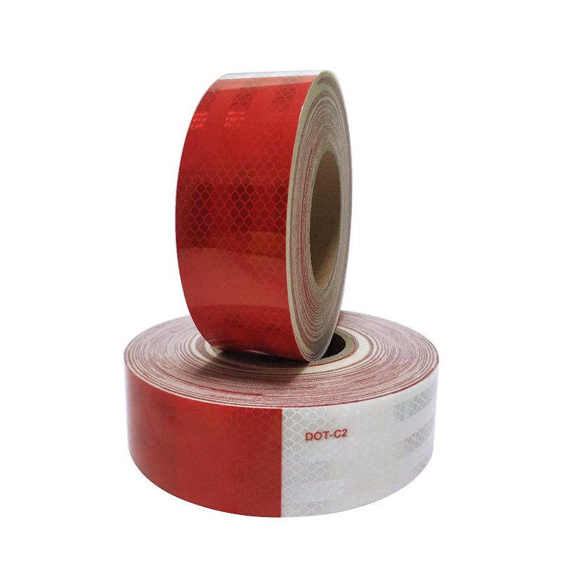 Специализированная Hi Vis Reflective Caution Tape Dot Conspicuity Tape Красно-белая