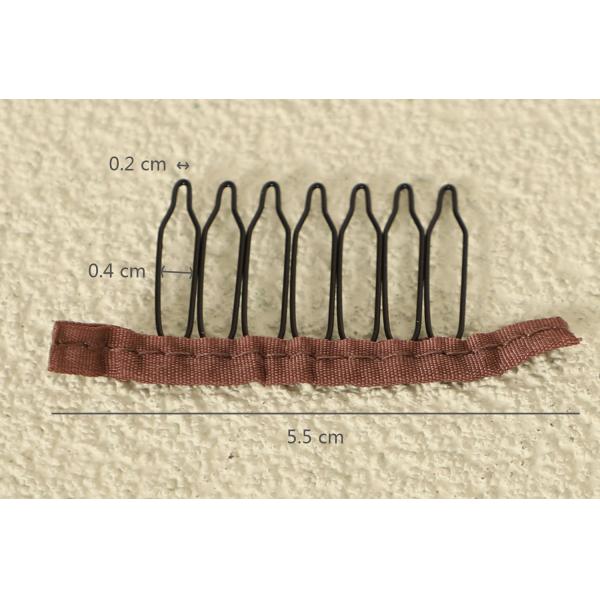 Stainless steel Wig Tools 6 Teeth Wig Cap Clips For Hair Extension Diy