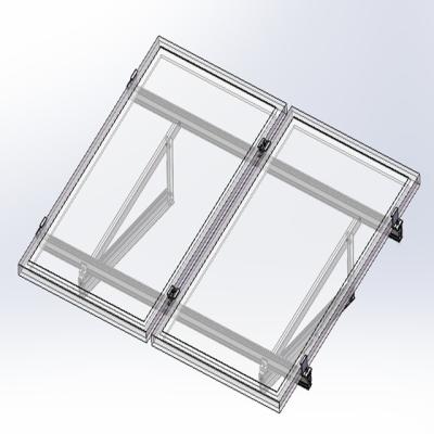 Rail Free Pre - Assembly Triangle For Roof And Ground Solar Power Energy