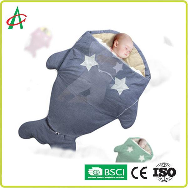 Saco-cama do tubarão do bebê de BSCI 90x60cm pelos anos de 0-12 meses velhos