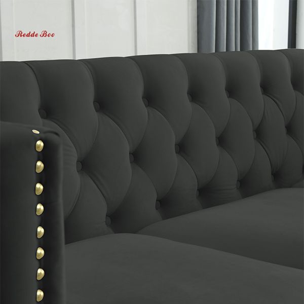 Comfiest Navy Blue Leather L Shaped Sectional Sofa Corner Couches Oversized