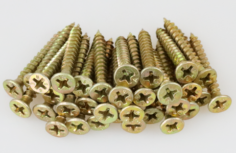 Покрытый желтый макулатурный картон углерода цинка стальной зенкованный справляясь винты