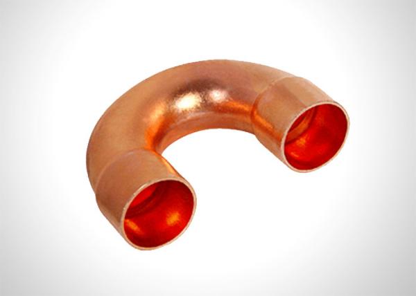 Lead Free Copper U Bend Fitting , U Shaped Copper Fitting For Refrigeration