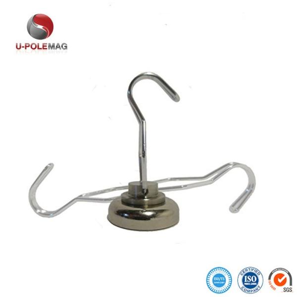 NdFeB Grade NdFeb 25mm 50lbs 180 градусов свободного вращения крутящийся крюк магнит для промышленности