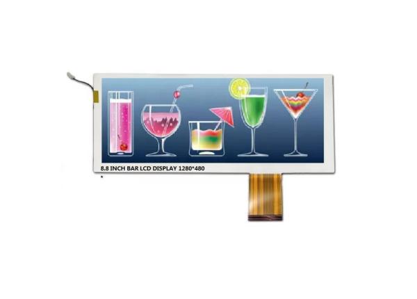 8.8 Inch TFT Resistive Touch Screen Monitor Liquid Crystal Display