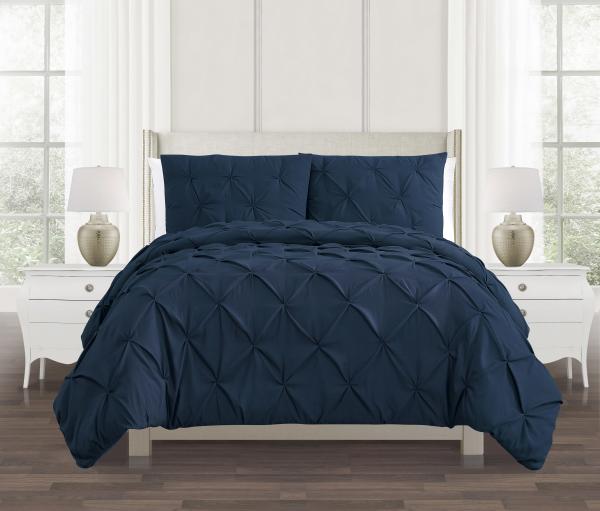 Zipper Closure Hypoallergenic Fade Resistant Microfiber Duvet Cover Set