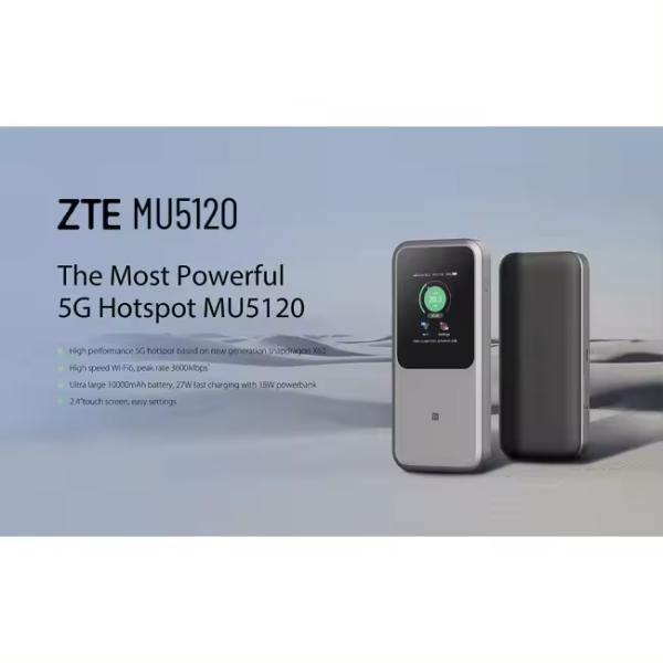 MU5120 5G Mobile WiFi6 U50 Pro Max 2024 NEW Original ZTE Portable WiFi Router