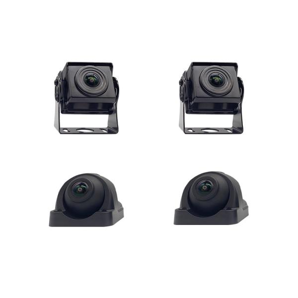 4-Channel DVR Monitor 1080P HD AHD Camera System, Quad Screen Rearview CCTV Backup Camera, Safety Monitoring System for Scania Bus & Heavy Truck