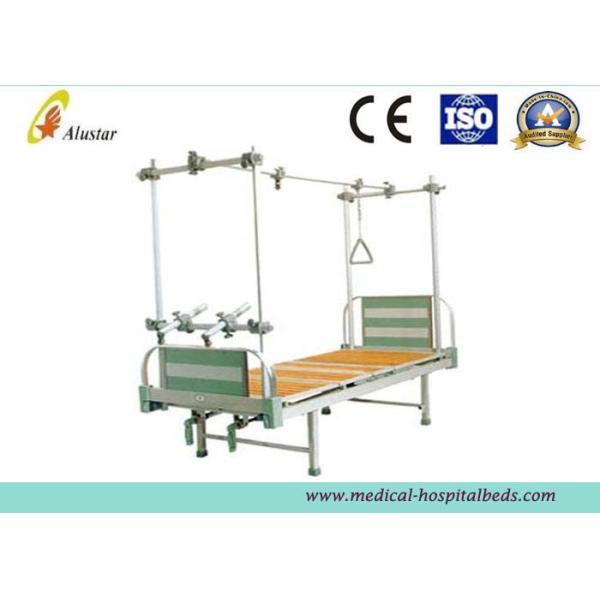 Wooden Surface Aluminum Alloy One Column Orthopedic Adjustable Beds With CE, ISO (ALS-TB04)