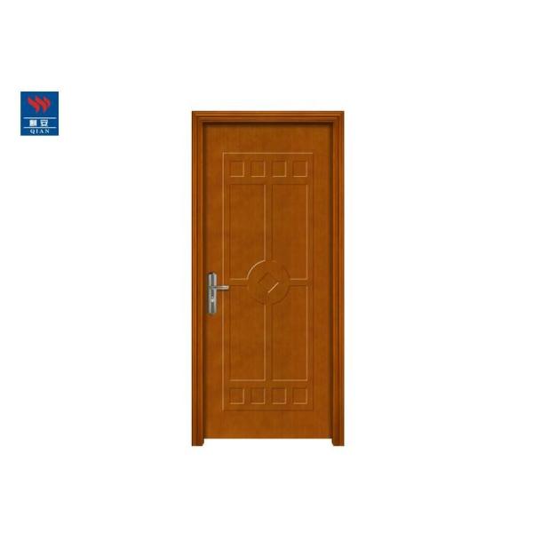 Commercial Hotel Carving Fire Rated Single Leaf Solid Wooden Door