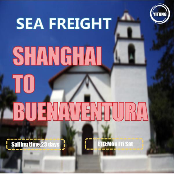 Shanghai To Buenaventura Colombia International Sea Freight Services 23 Days