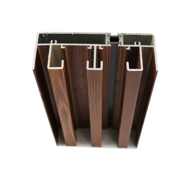 Aluminum Cladding Wood Window And Aluminum Wood Door Frame , Decorative Profile