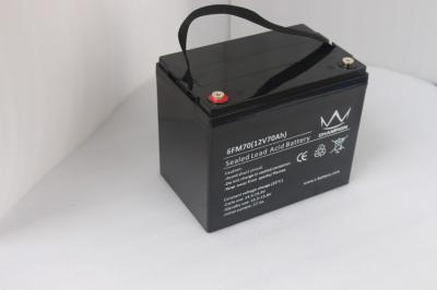 Maintenance - Free Long Life Batteries , 70AH 12v Lead Acid Storage Battery