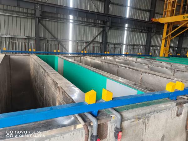 2000T/M ligne de production d'anodisation pour profils en aluminium haut de gamme avec contrôle intelligent