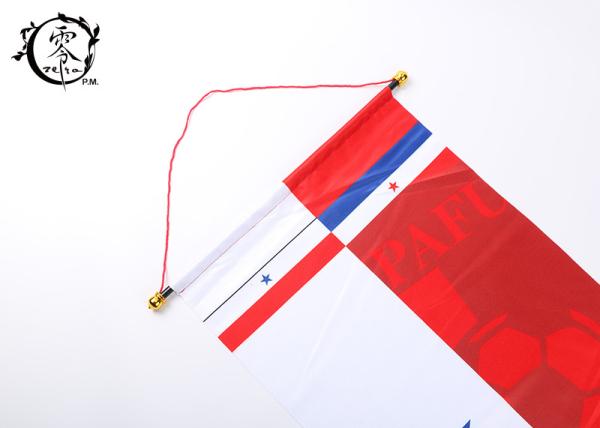 Panama Soccer Multicultural Flag Banners Hanging Vivid Color UV Fade Resistant Panama Flags Polyester with Hanger