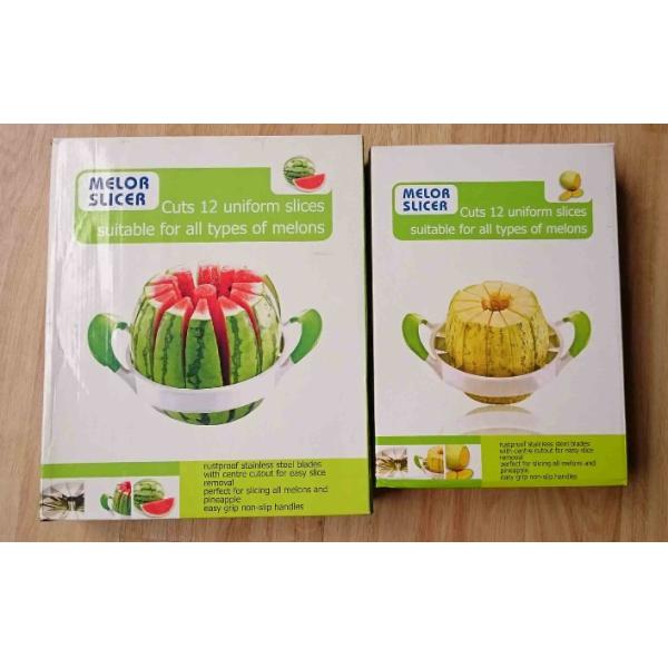 FBAB5034 for wholesales melon slicer stainless steel sclier plastic handle