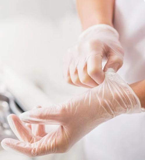 Friction Resistance Disposable Vinyl Glove 30CM Household Sterile Vinyl Exam Gloves