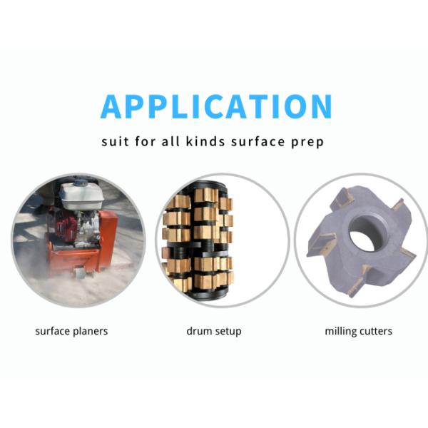 Конкретные аксессуары скарификатора лезвия резца скарификатора ТКТ 6 ПТ для подрядчиков дорожной разметки