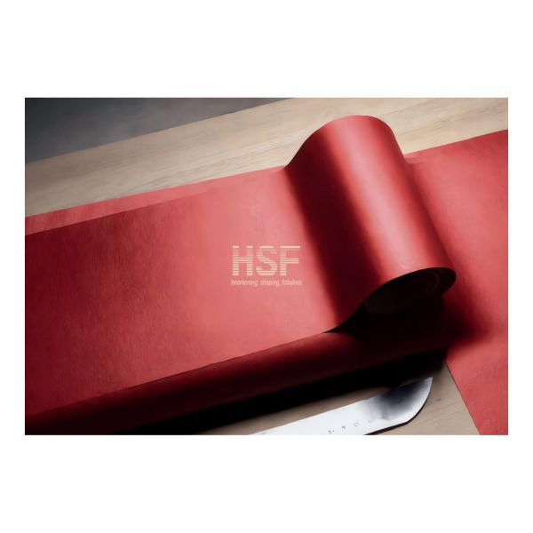90μm Base Film 25μm Emboss Depth Red-Black Dual-Color CPP Film for High-End Stationery and Packaging