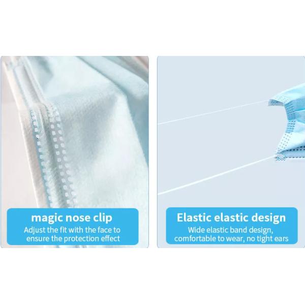Clinic Surgical Medical Disposable Protective Face Mask For Dust Prevention