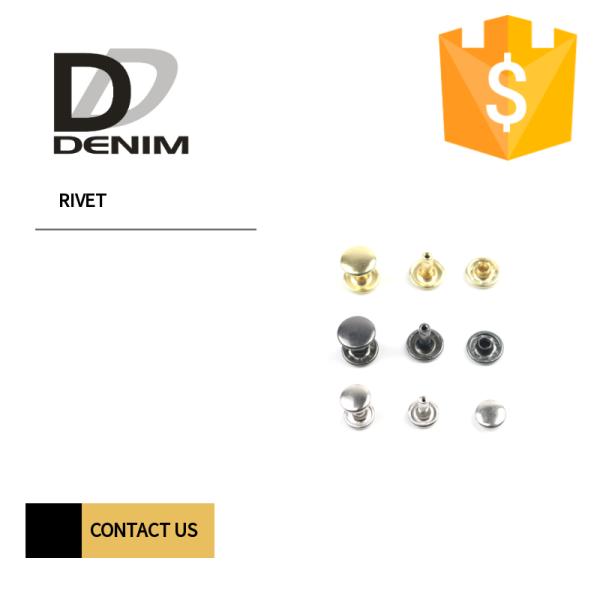 Заклепки одежды заканчивают заклепки 7mm декоративные латунные