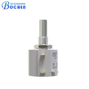 Montagem do painel de precisão Multiturn Wirewound Potentiometer 7286 2w 10k