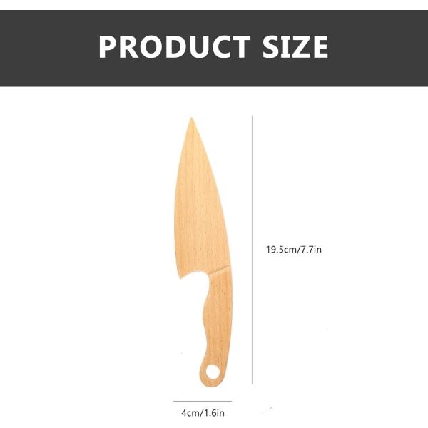 Customized Logo Wooden Knives for Pretend Play Food Toy Learning Tools Customized Size