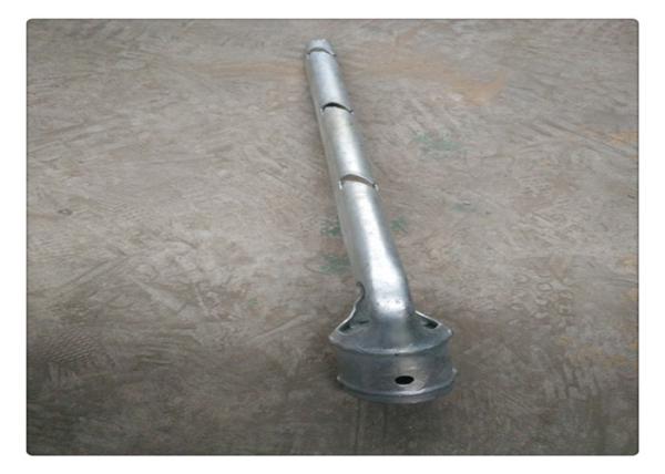 Fence Parts Barb Wire Arm Vertical Straight Extension Wire Arm For Chain Link Fence