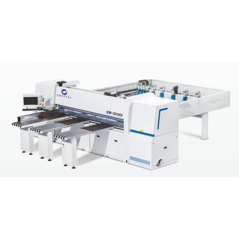 Heavy Duty Beam Saw with 3200mm Max Working Width, Dual Servo CNC Cutting, and Precision Gear and Rack