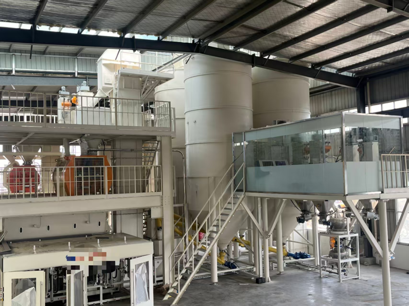 Energy-Saving Dry Mortar Machines Automation Unit for Pre-Mixed Mortar Processing Equipment