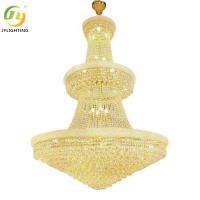 JYLighting Luxury Large LED Chandelier Contemporary Magnificent Crystal Pendant Light for Home and Restaurant