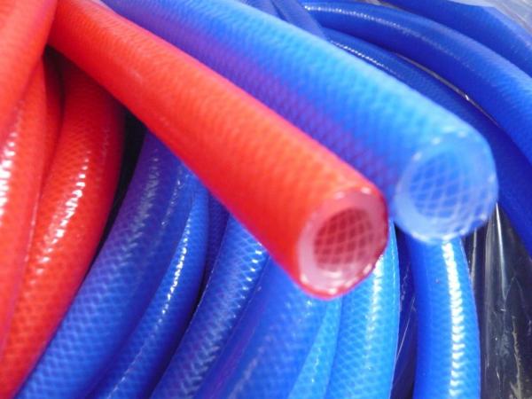 Mangueira reforçada trançada fibra do silicone resistente ao calor para indústrias alimentares