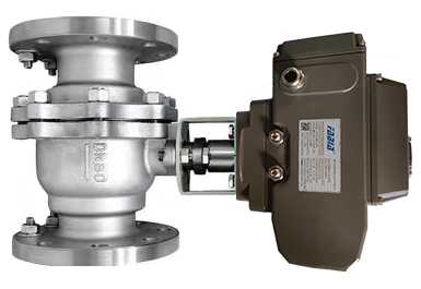 Válvula eléctrica de bola de acero inoxidable de alta presión de dos piezas