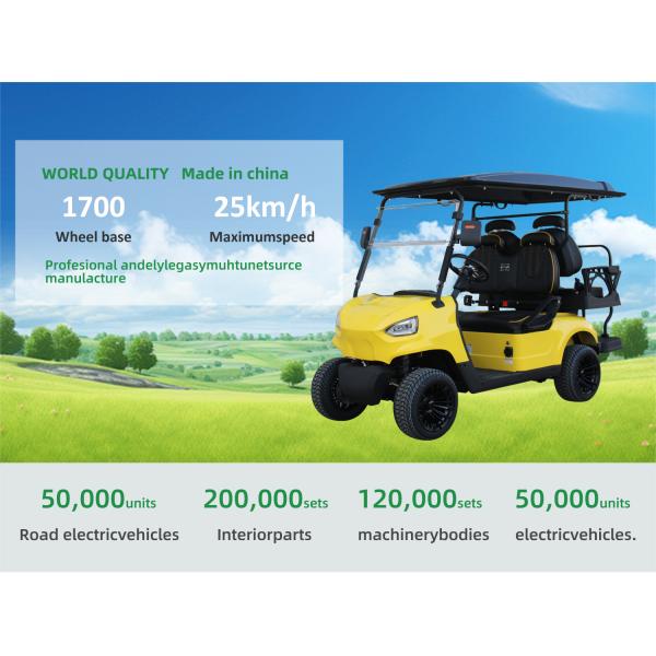 Electric Golf Cart 4 Seater Carrito De Golf The Perfect Combination of Power and Style