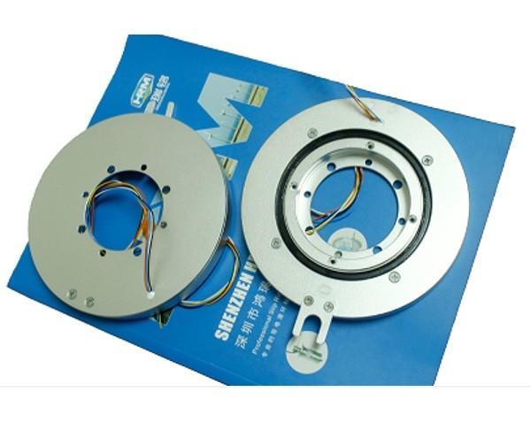 8 Circuits Pancake Slip Ring With 38.1mm Bore Dia Transmitting 10A Current