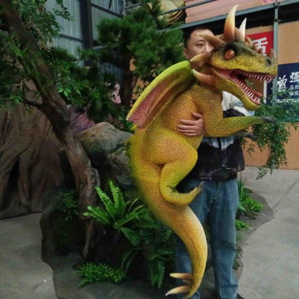 High-quality Jurassic Park Animatronic Realistic Baby Dragon Puppet