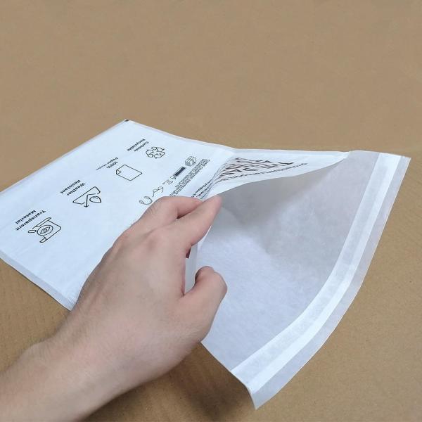 Bolsa de papel glassine autoadhesiva a prueba de grasa, bolsas de glassine impresas de grado alimenticio