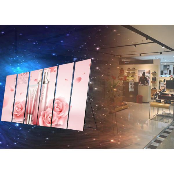 Indoor LED Poster Signage Portable Lite P2.5 Display For Mall Stores Advertising