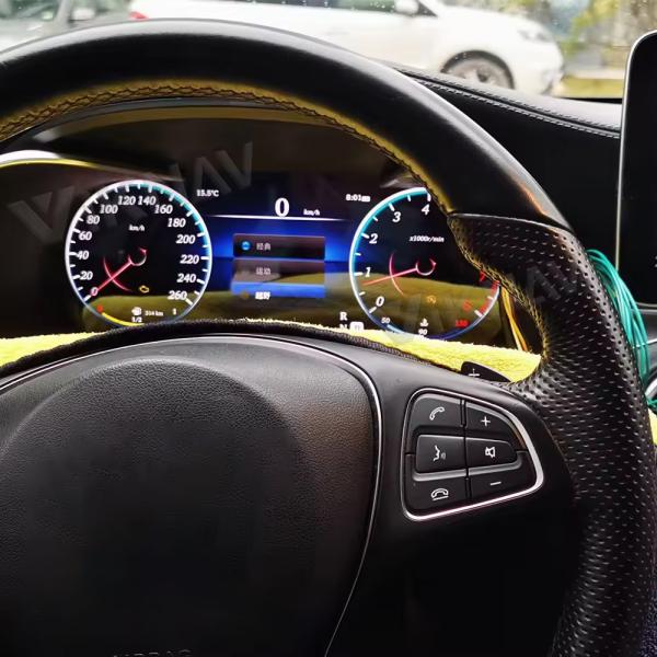 Цифровой кластерный автомобильный спидометр VIKNAV для Mercedes Benz C/GLC W205 2015-2018
