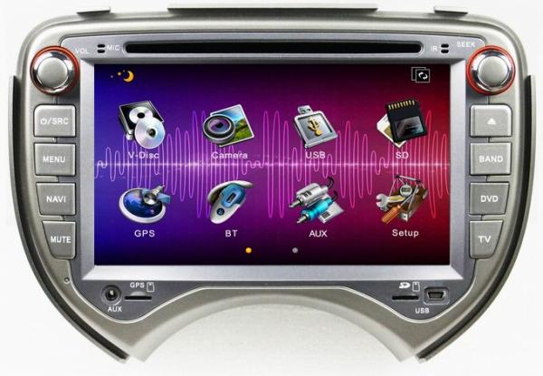 Car stereo for Nissan March 2010-2011 with radio FM GPS navigation ipod OCB-7043