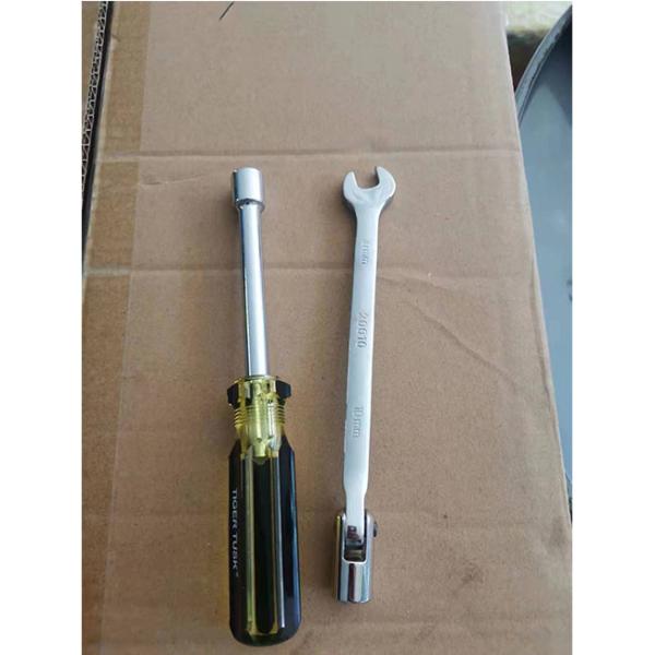 M10 Unfolded Hex Nut Wrench Grease Gun Nipple Screwdriver