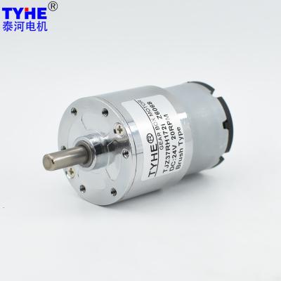 Eccentric Shaft 35mm 37mm DC Gear Motor 20kg 30kg Gearbox Brush DC Gear Motor