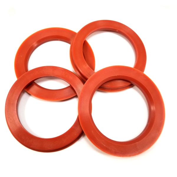 57.1 To 73.1 Plastic Hub Rings Recyclable , Red Vw Spare Parts High Performance
