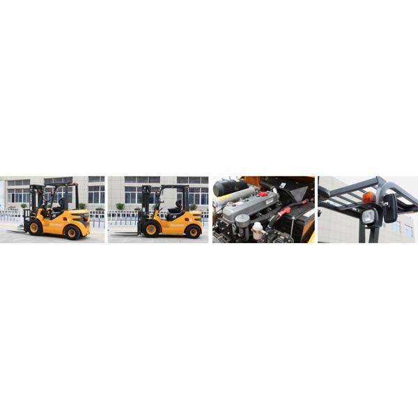 Customizable Diesel Forklift Truck 2.5 Ton Hydraulic Four Wheel