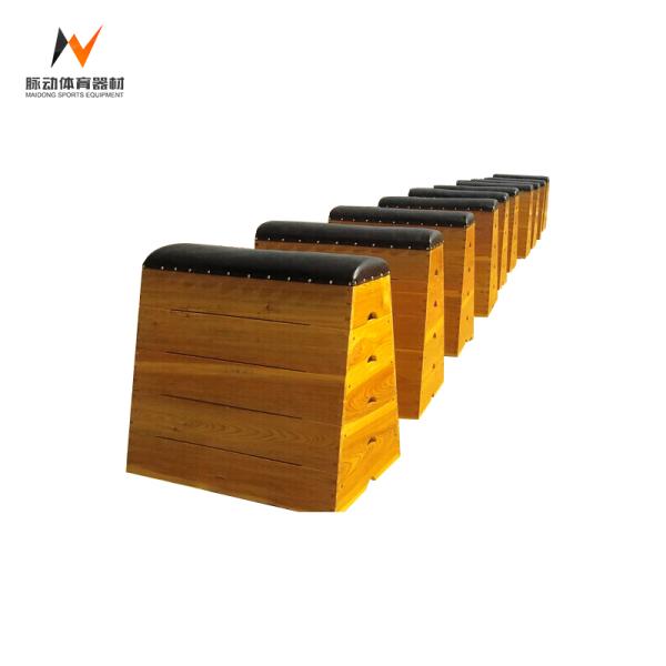 Водонепроницаемое твердое дерево гимнастическое оборудование для скакалки лошадей для 5 секций скакалки