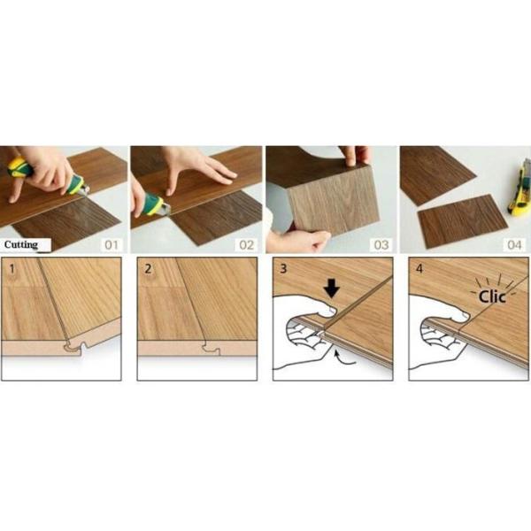 Indoor Hotel Click Vinyl SPC piso impermeável Luxury WPC Planck 3,5 mm em rolos