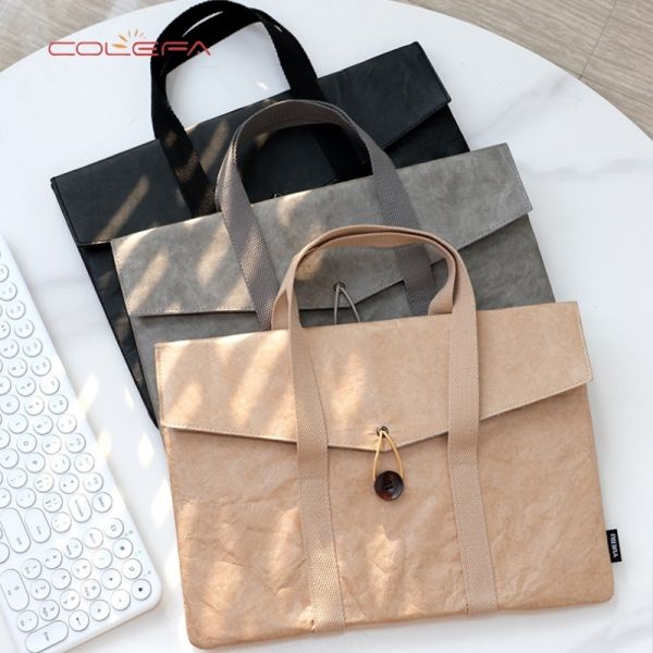 New Lightweight Handheld DuPont Paper Notebook Laptop Sleeve Inner Case Pad Storage Tyvek Bag Waterproof Durable Business Bag