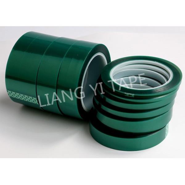 Green Acrylic Adhesive Thermal Resistant Tape , Silicone Adhesive Heat Barrier Tape
